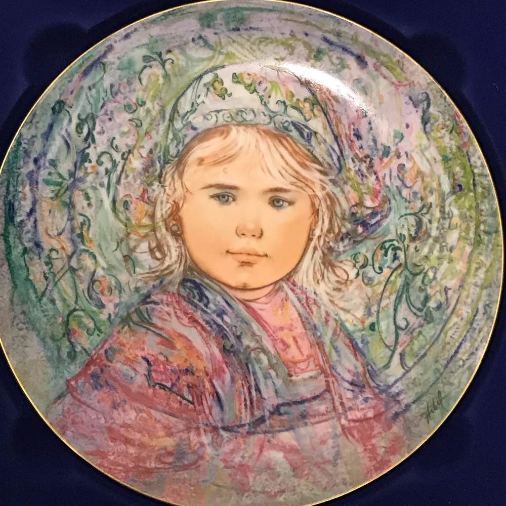 Edna Hibel Plate